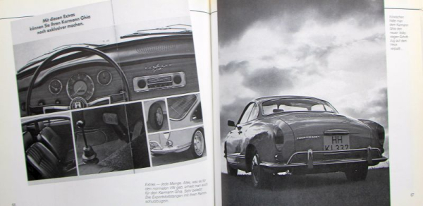 Schrader "Karmann Ghia Coupes und Cabriolets" Volkswagen Karmann History 1990 (10445)